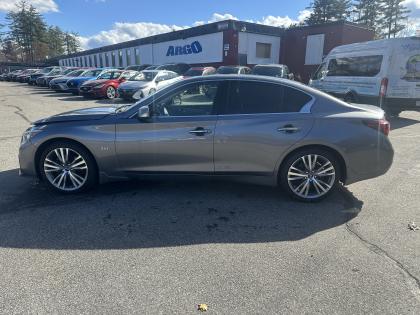 Thumbnail of salvage repairable 2018 Infiniti Q50 for sale.