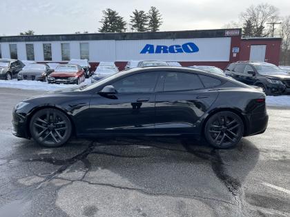 Thumbnail of salvage repairable 2022 Tesla Model S for sale.