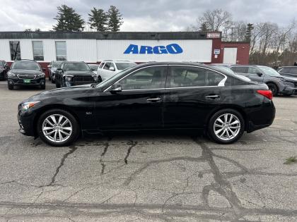 Thumbnail of salvage repairable 2017 Infiniti Q50 for sale.