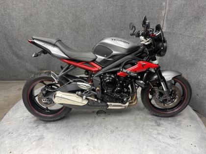 Thumbnail of salvage repairable 2015 Triumph Street Triple R ABS for sale.
