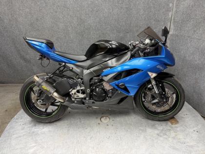Thumbnail of salvage repairable 2009 Kawasaki ZX600RA for sale.