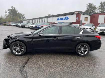 Thumbnail of salvage repairable 2017 Infiniti Q50 for sale.