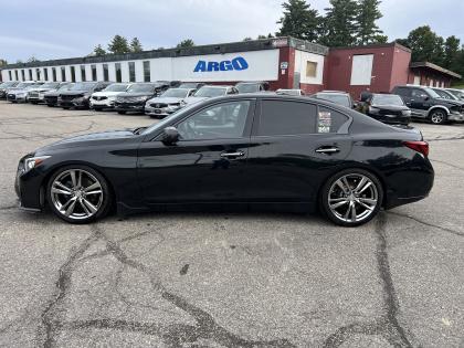 Thumbnail of salvage repairable 2021 Infiniti Q50 for sale.